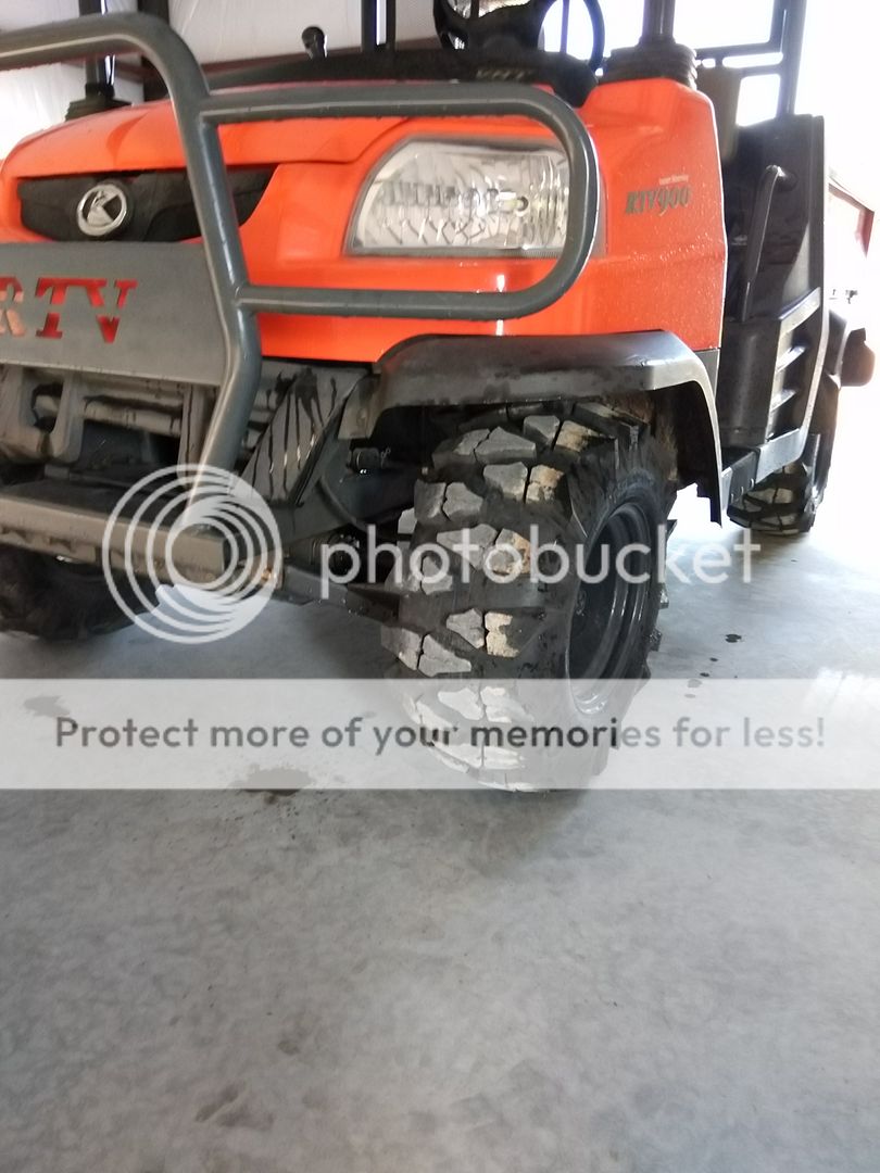 New tires for Kubota RTV900 Texas Hunting Forum